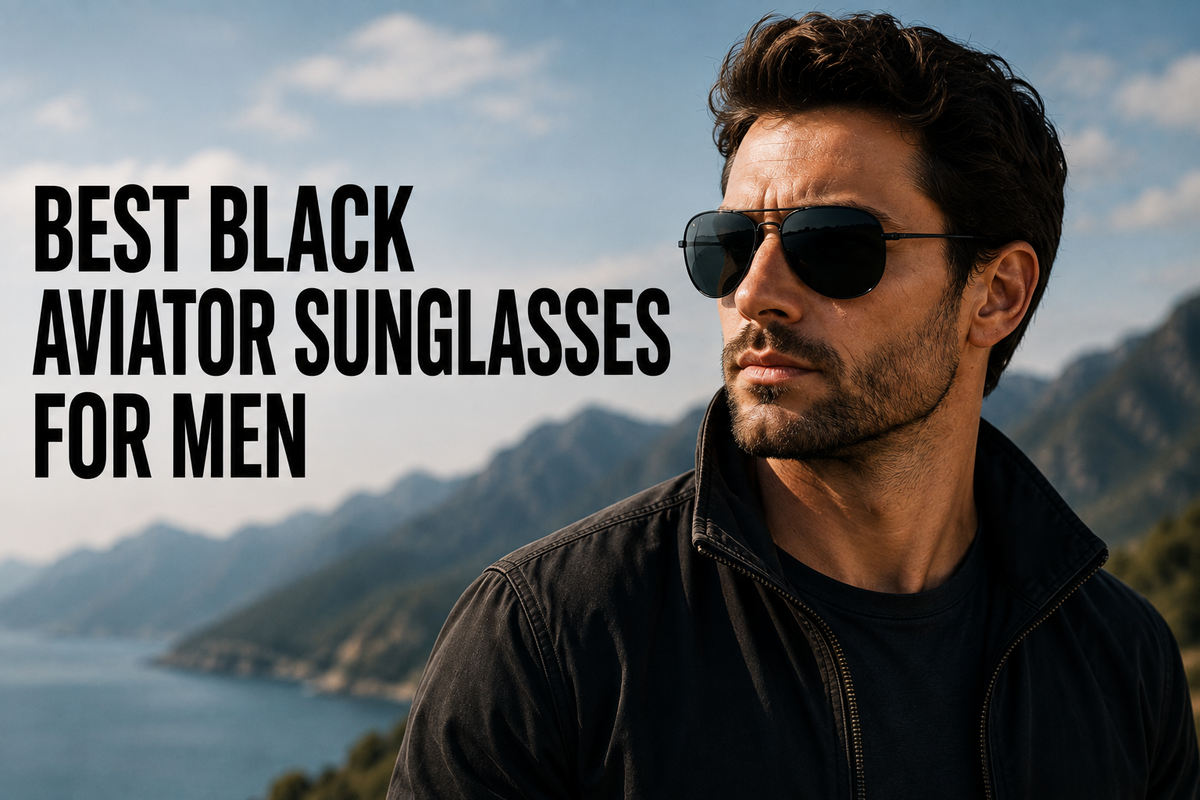 Best Black Aviator Sunglasses for Men