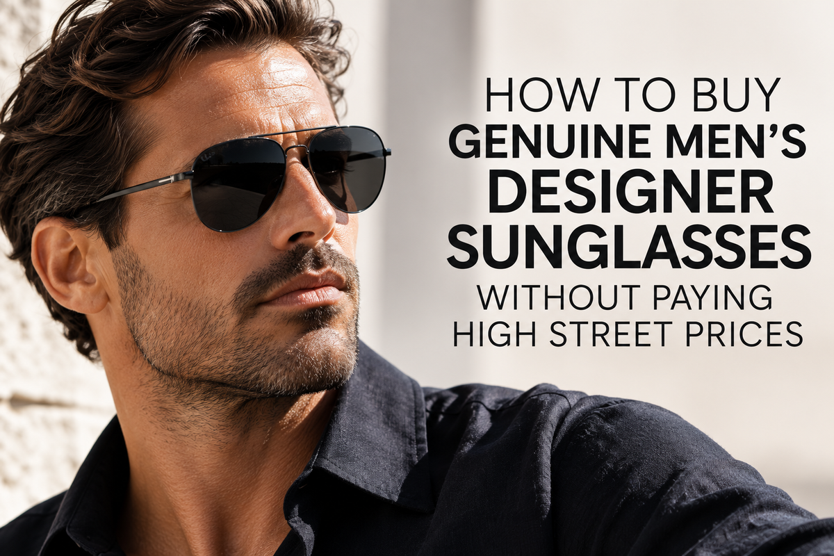 How to Buy Genuine Men’s Designer Sunglasses Without Paying High Street Prices