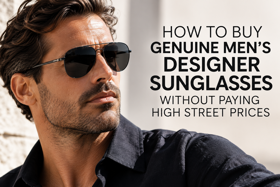 How to Buy Genuine Men’s Designer Sunglasses Without Paying High Street Prices