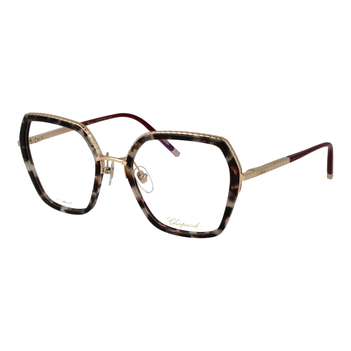 Chopard glasses, Titanium frame, Chopard Optical Frames VCHG28M 300A 53 – Burghley & Co (Image 1)