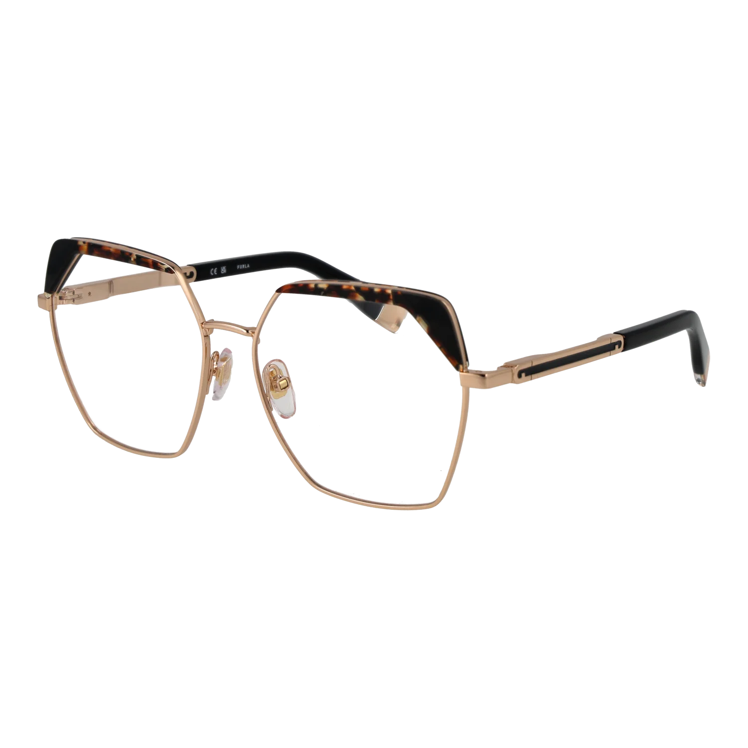 Furla glasses, Furla Optical Frames VFU674V 300Y 55 – Burghley & Co (Image 1)