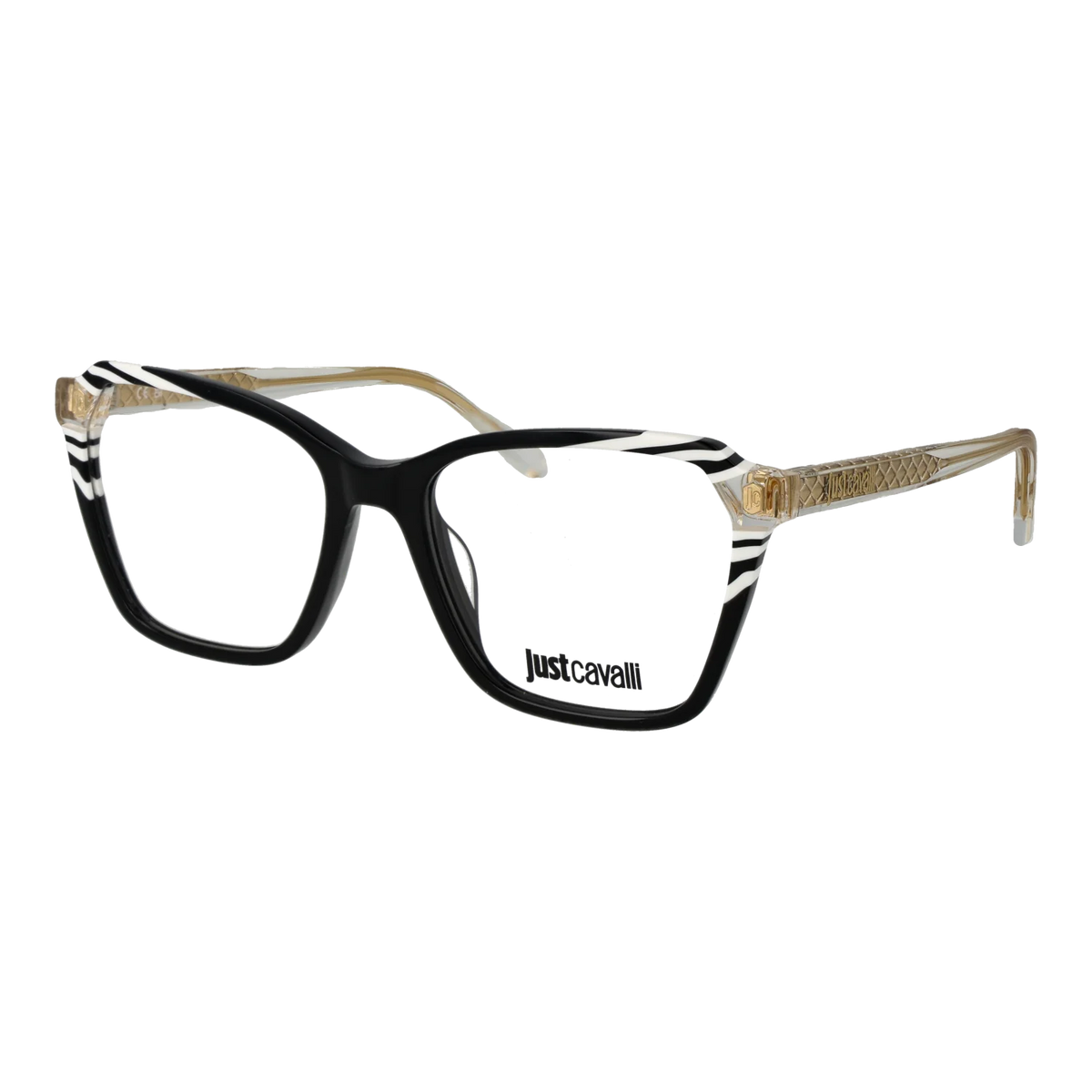Just Cavalli Square glasses, Plastic frame, Just Cavalli Optical Frames VJC048 0700 54 – Burghley & Co (Image 1)
