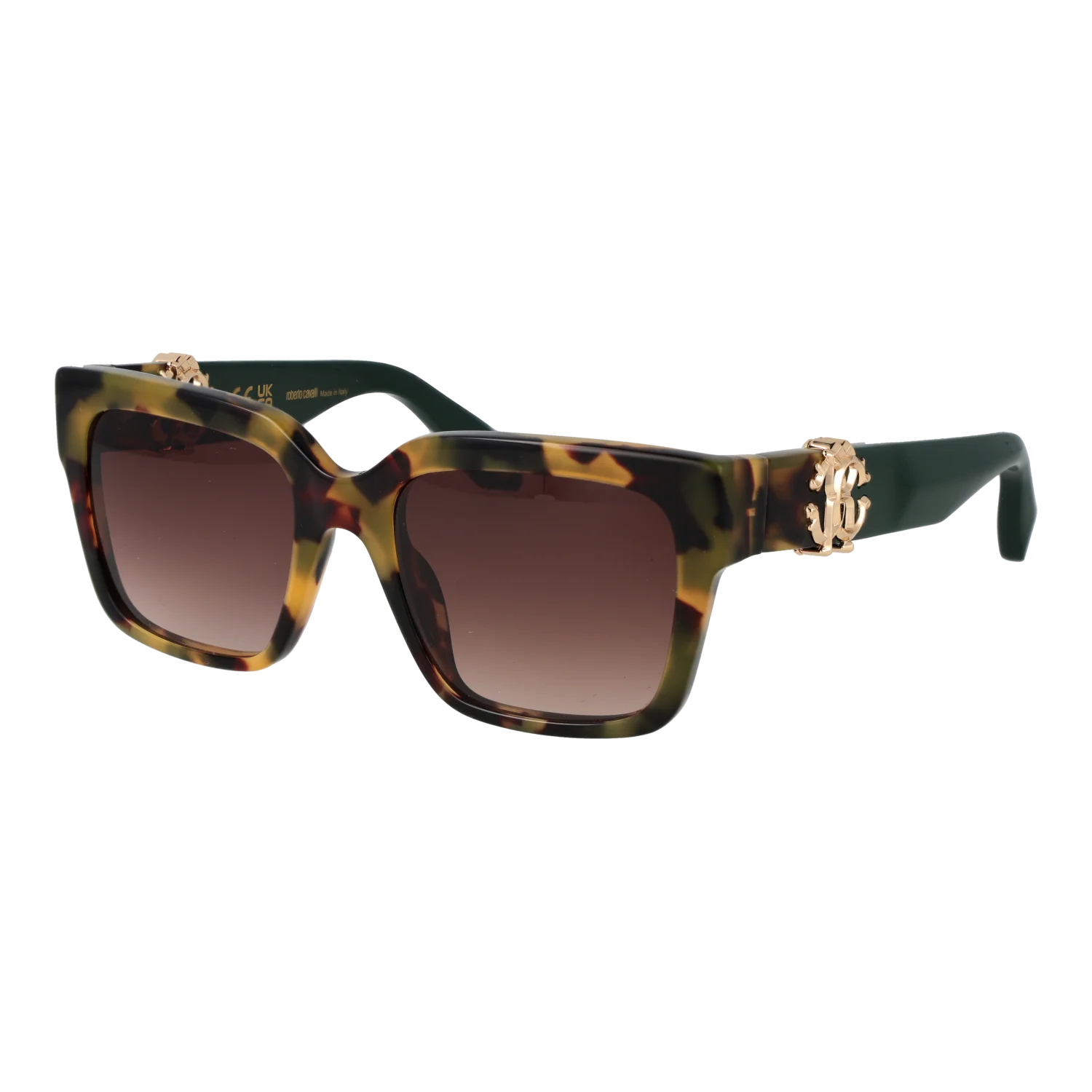 Roberto Cavalli sunglasses, Roberto Cavalli Sunglasses SRC040M 0AGG 54 – Burghley & Co (Image 1)