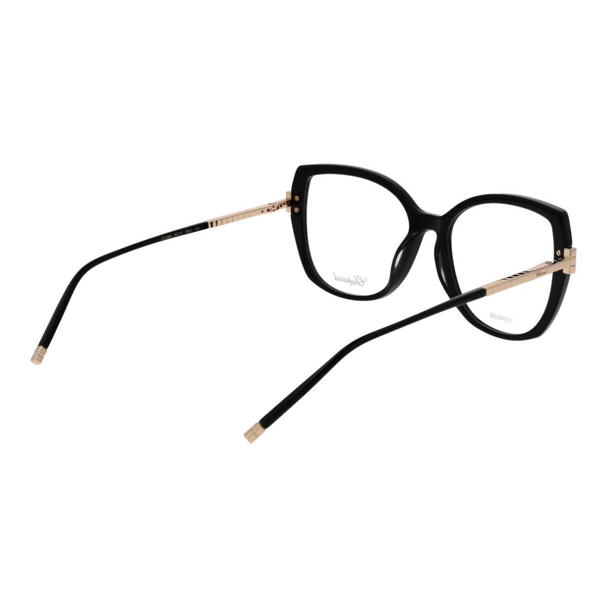 Chopard glasses, Chopard Optical Frames VCH360M 0BLK 55 – Burghley & Co (Image 3)