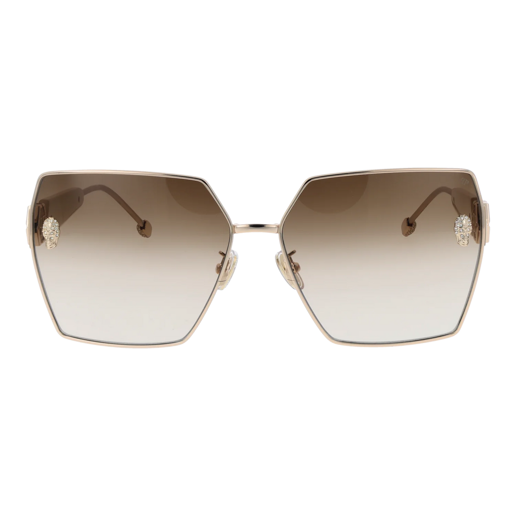 Philipp Plein Rectangle sunglasses, Metal frame, Philipp Plein Sunglasses SPP122S 0F47 64 – Burghley & Co (Image 2)