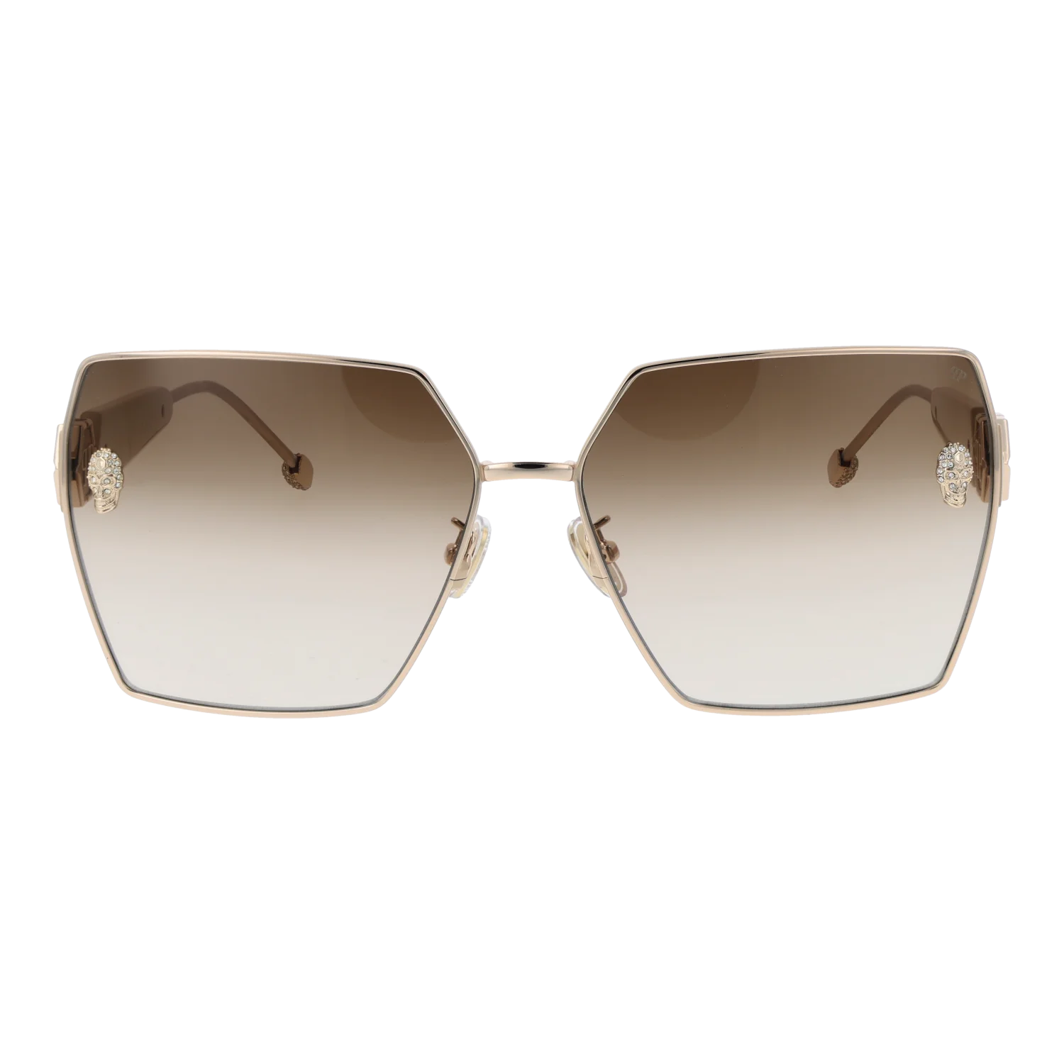 Philipp Plein Rectangle sunglasses, Metal frame, Philipp Plein Sunglasses SPP122S 0F47 64 – Burghley & Co (Image 2)