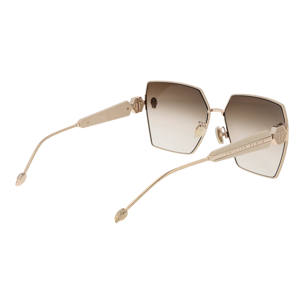 Philipp Plein Rectangle sunglasses, Metal frame, Philipp Plein Sunglasses SPP122S 0F47 64 – Burghley & Co (Image 3)