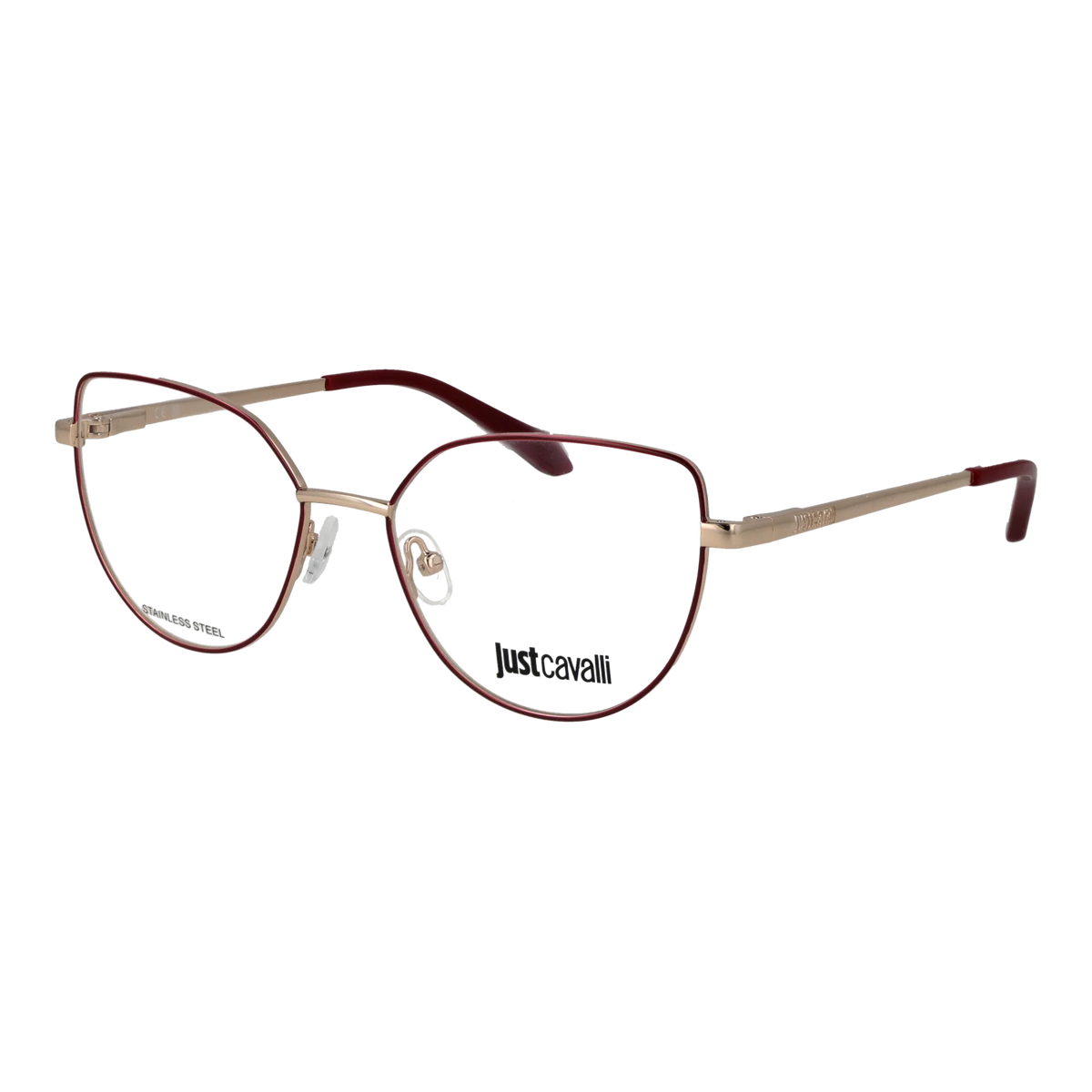 Just Cavalli Cat-eye glasses, Metal frame, Just Cavalli Optical Frames VJC069 0307 54 – Burghley & Co (Image 1)