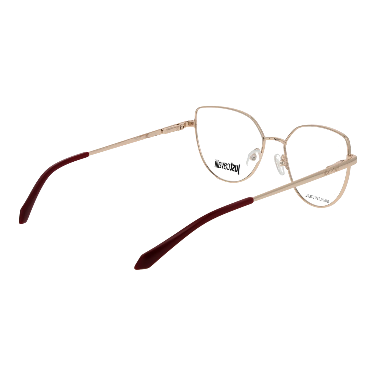 Just Cavalli Cat-eye glasses, Metal frame, Just Cavalli Optical Frames VJC069 0307 54 – Burghley & Co (Image 3)