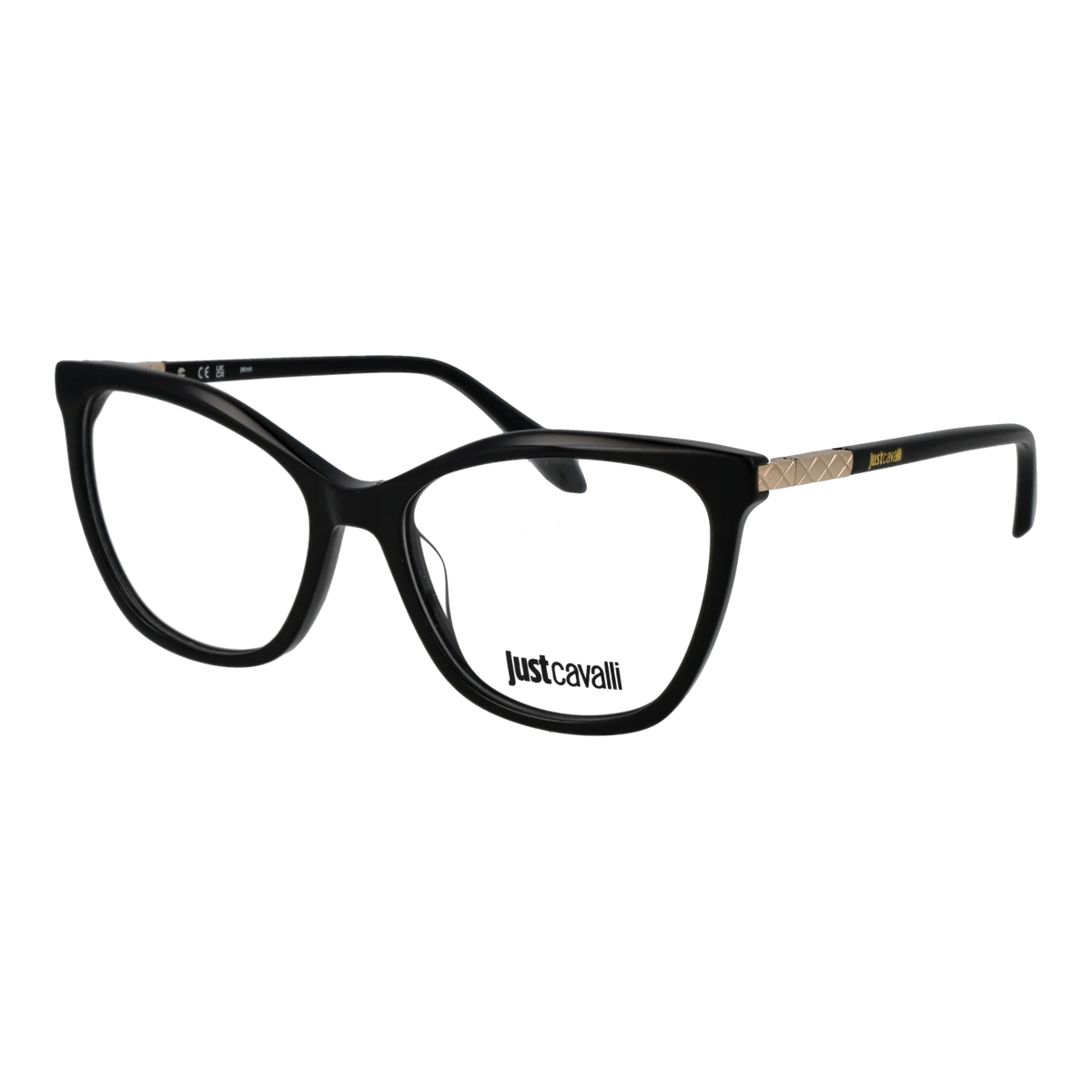 Just Cavalli glasses, Just Cavalli Optical Frames VJC059 0700 55 – Burghley & Co (Image 1)