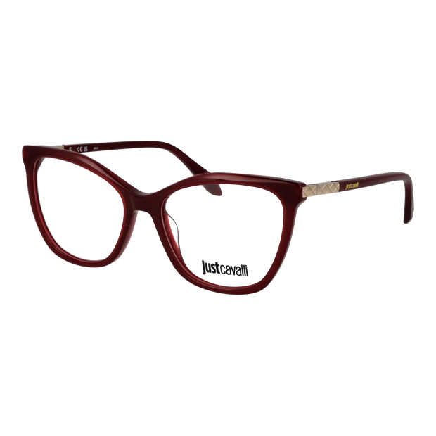 Just Cavalli Cat-eye glasses, Plastic frame, Just Cavalli Optical Frames VJC059 09GR 55 – Burghley & Co (Image 1)