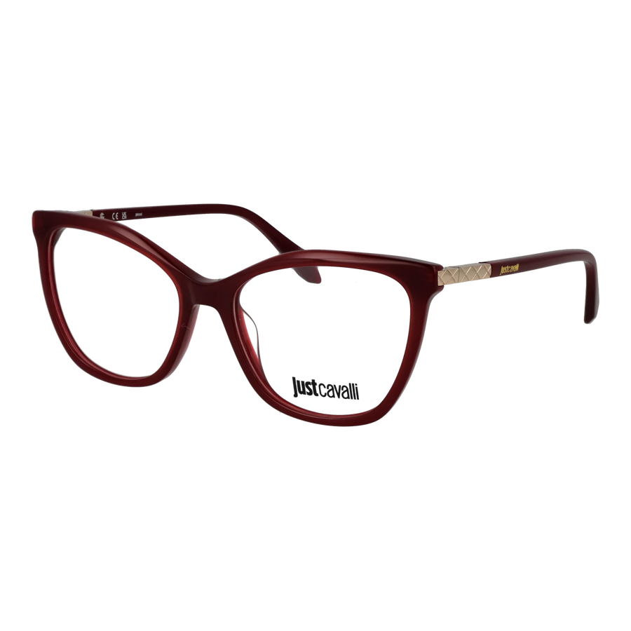 Just Cavalli Cat-eye glasses, Plastic frame, Just Cavalli Optical Frames VJC059 09GR 55 – Burghley & Co (Image 1)