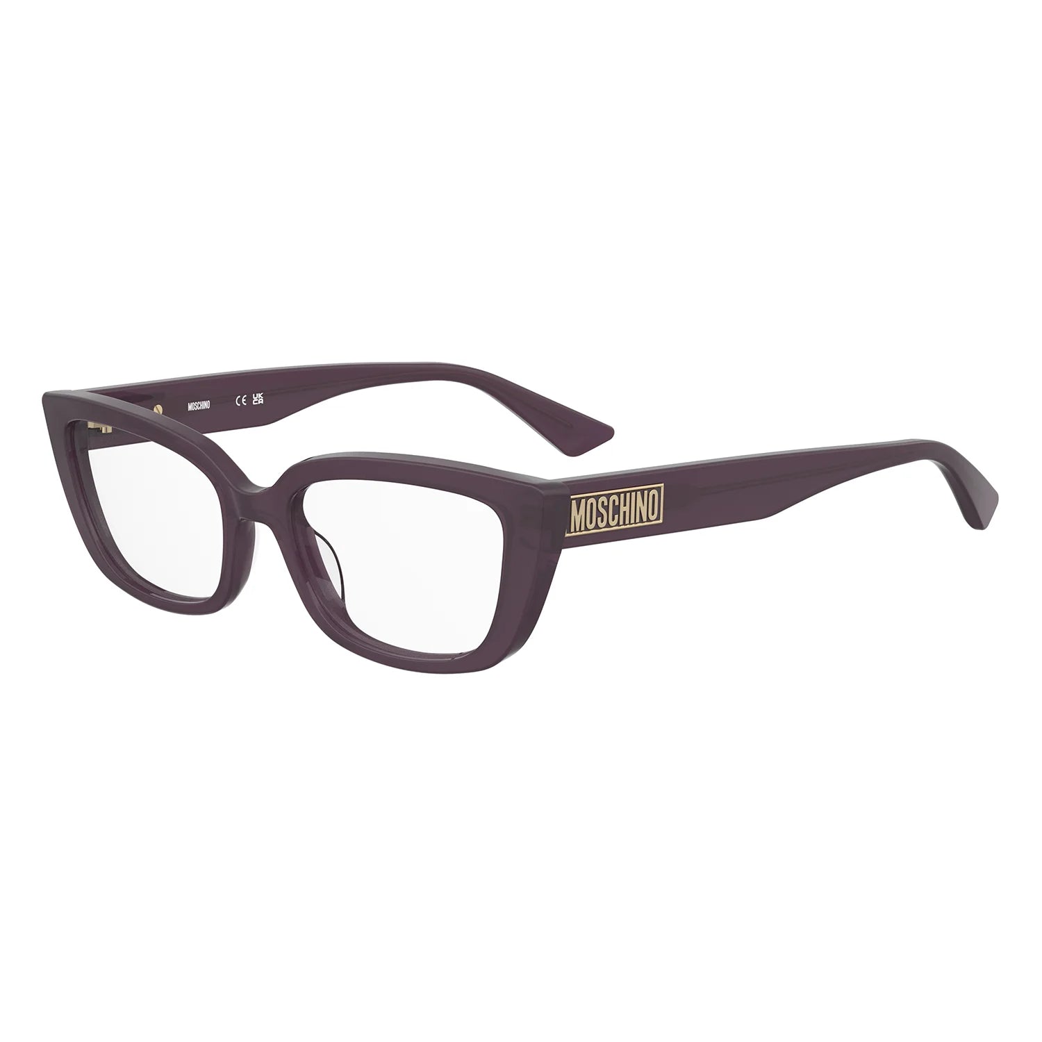 Moschino Love glasses, Moschino Love Optical Frames MOS653 B3V17 52 – Burghley & Co (Image 1)