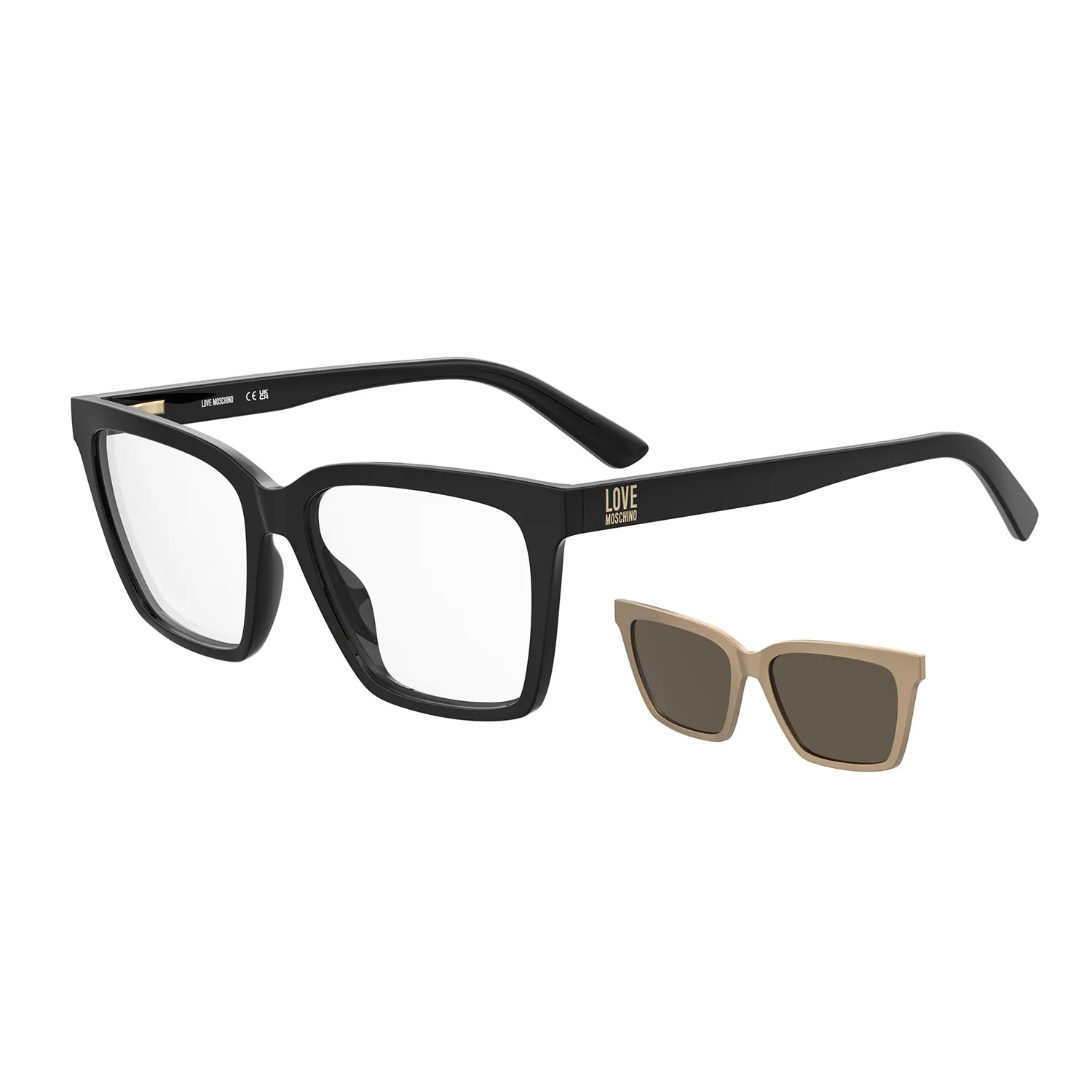 Moschino Love sunglasses, Moschino Love Frames with Sunglasses-Clips MOL661/C R6016 54 – Burghley & Co (Image 1)
