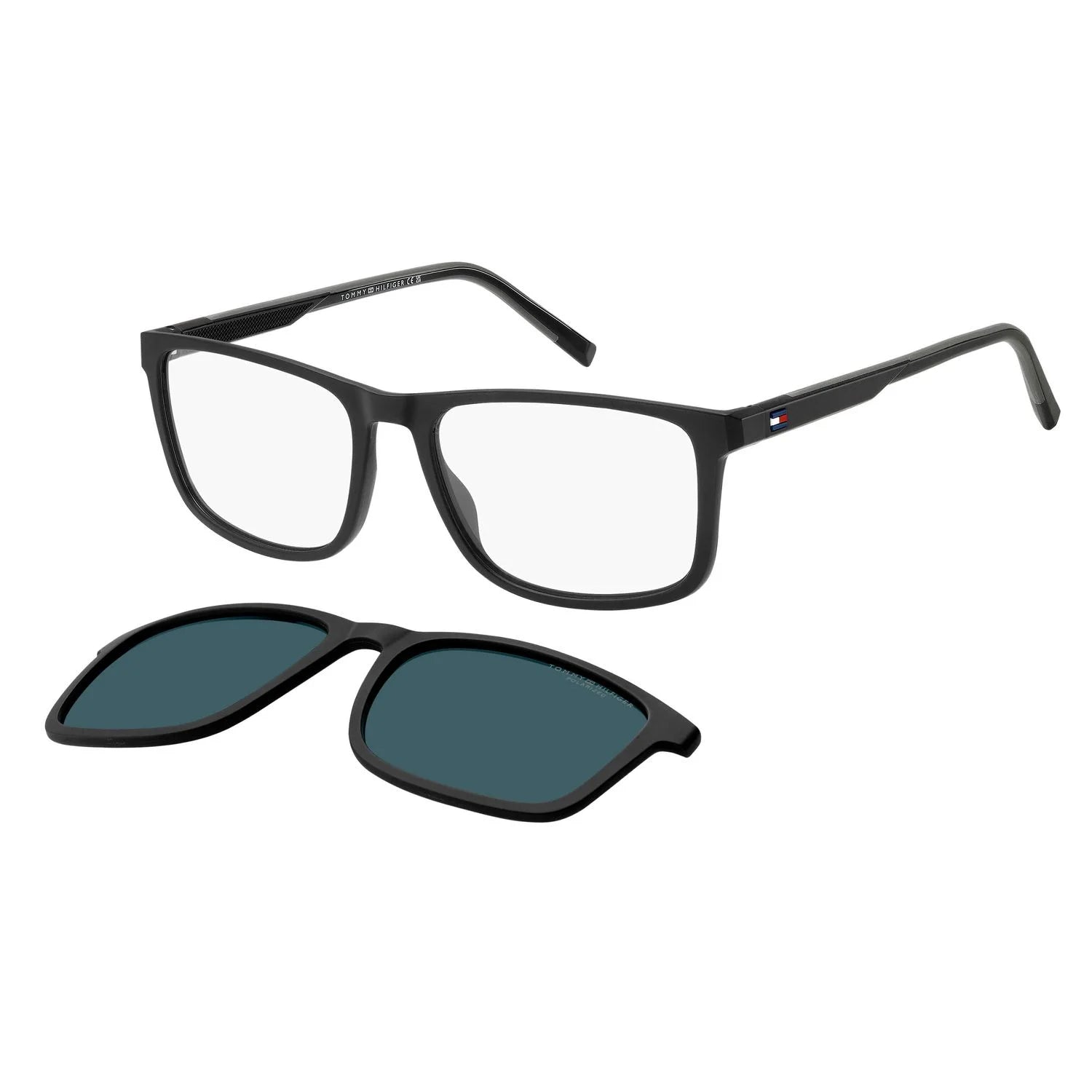 Tommy Hilfiger sunglasses, Tommy Hilfiger Frames with Sunglasses-Clips TH 2281/C 08A17 55 – Burghley & Co (Image 1)