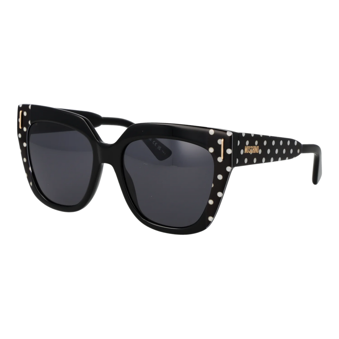 Moschino Square sunglasses, Acetate frame, Moschino Sunglasses MOS207/S 7RMIR 55 – Burghley & Co (Image 1)