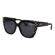 Moschino Square sunglasses, Acetate frame, Moschino Sunglasses MOS207/S 7RMIR 55 – Burghley & Co (Image 1)