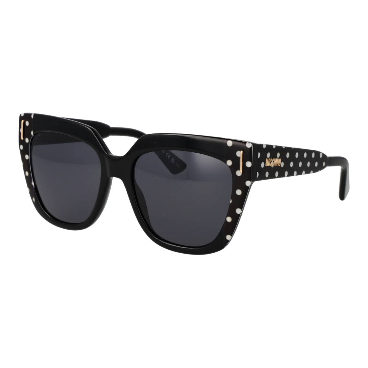 Moschino Square sunglasses, Acetate frame, Moschino Sunglasses MOS207/S 7RMIR 55 – Burghley & Co (Image 1)