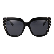 Moschino Square sunglasses, Acetate frame, Moschino Sunglasses MOS207/S 7RMIR 55 – Burghley & Co (Image 2)