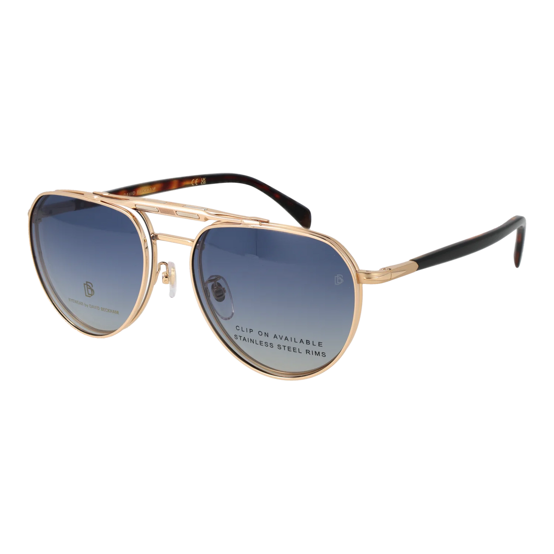 David Beckham glasses, David Beckham Optical Frames DB 1238/C J5G19 54 – Burghley & Co (Image 1)