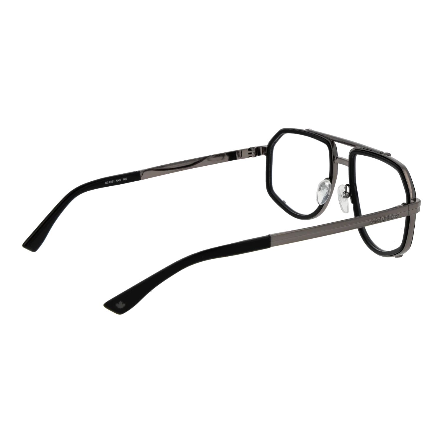 Dsquared2 Rectangle glasses, Metal frame, Dsquared2 Optical Frames D2 0191 56ANS18 – Burghley & Co (Image 3)