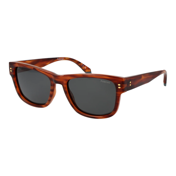 Polaroid Square sunglasses, Plastic frame, Polaroid Sunglasses PLD 6252/S/X 55L9GM9 – Burghley & Co (Image 1)