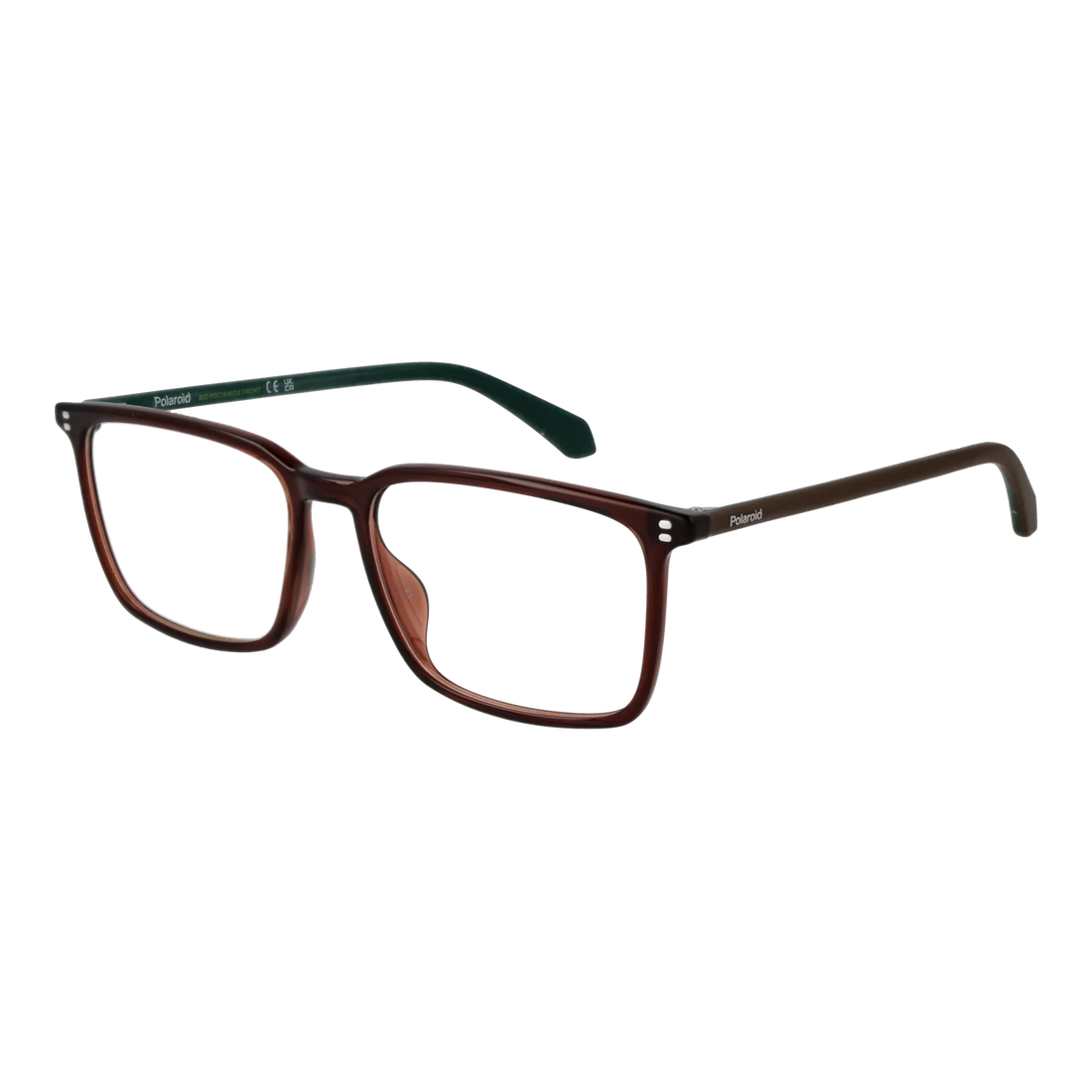 Polaroid Rectangle glasses, Polaroid Optical Frames PLD D615 5409Q16 – Burghley & Co (Image 1)