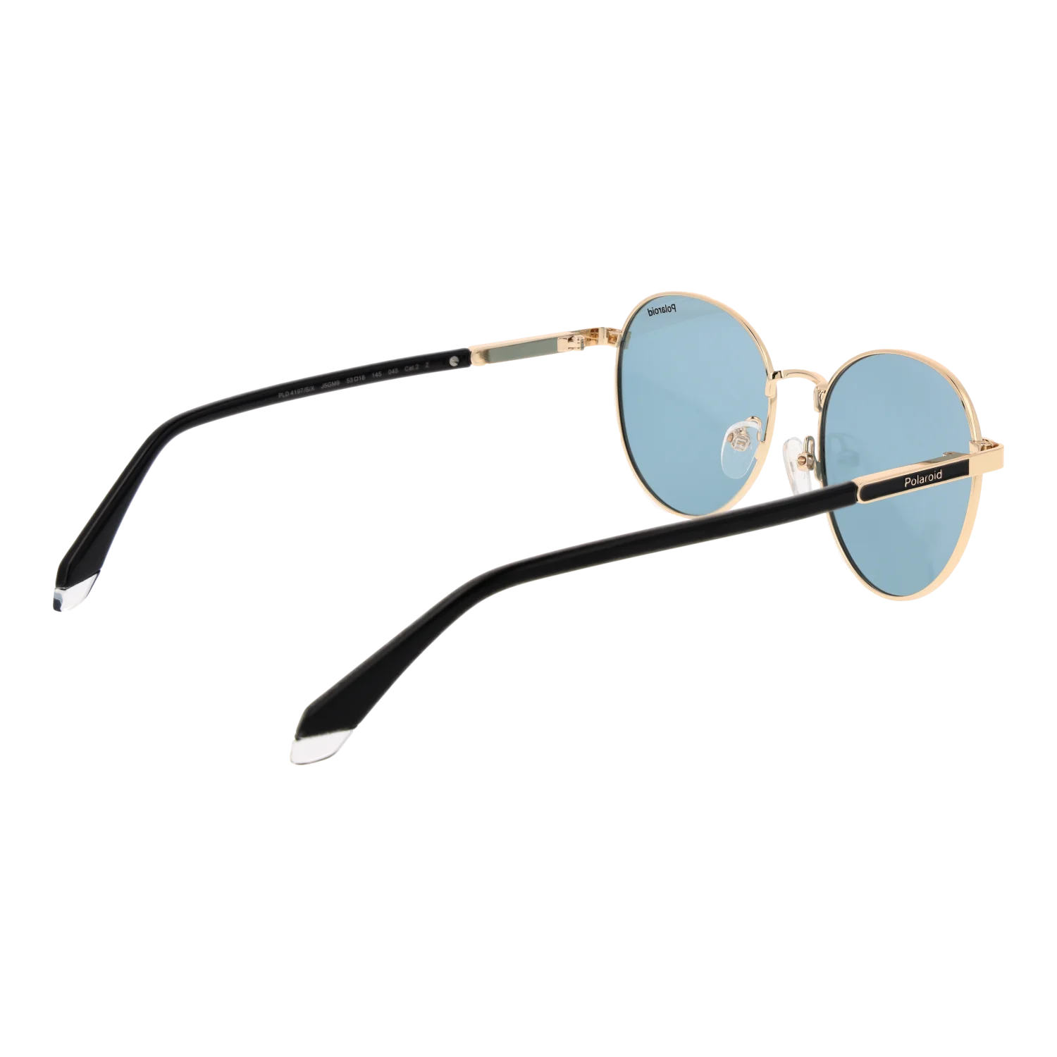 Polaroid Round sunglasses, Metal frame, Polaroid Sunglasses PLD 4197/S/X 53J5GM9 – Burghley & Co (Image 3)