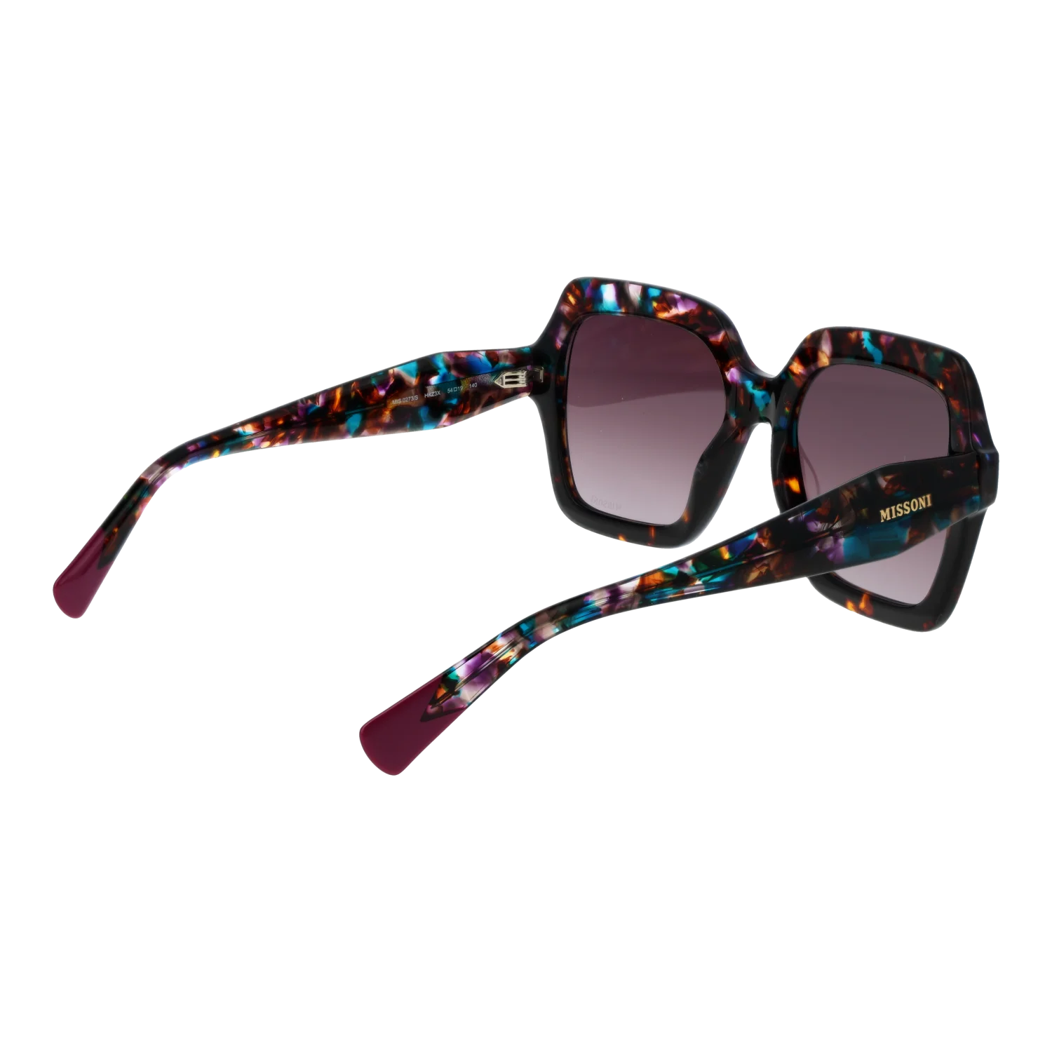 Missoni Square sunglasses, Acetate frame, Missoni Sunglasses MIS 0273/S 54HKZ3X – Burghley & Co (Image 3)
