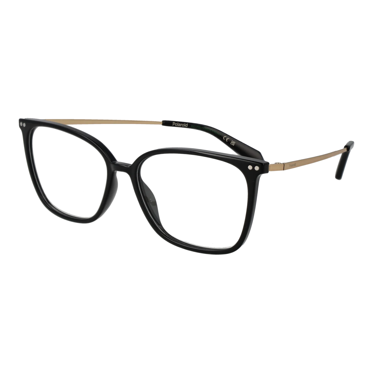 Polaroid Square glasses, Titanium frame, Polaroid Optical Frames PLD D616 5580715 Titan – Burghley & Co (Image 1)