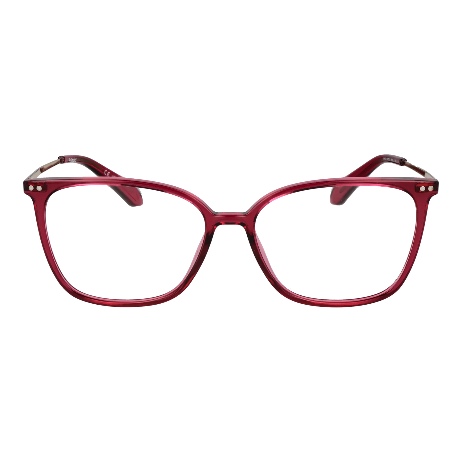 Polaroid Square glasses, Titanium frame, Polaroid Optical Frames PLD D616 558CQ15 Titan – Burghley & Co (Image 2)