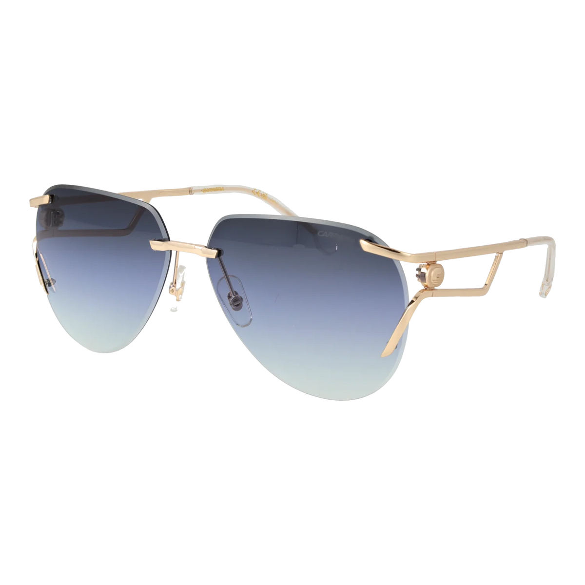 Carrera Aviator sunglasses, Metal frame, Carrera Sunglasses CARRERA 3103/S J5GGB 64 – Burghley & Co (Image 1)