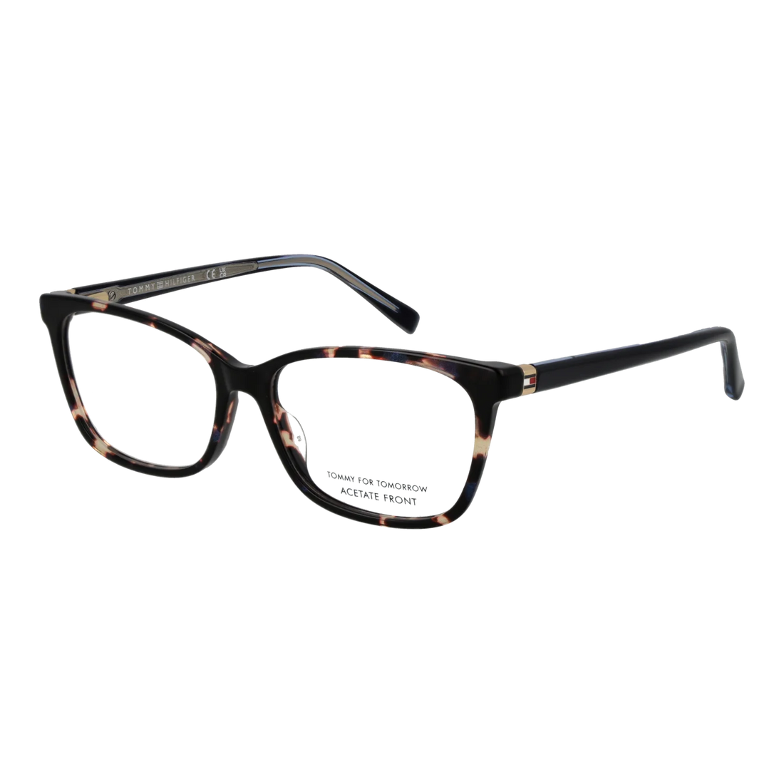Tommy Hilfiger Rectangle glasses, Metal frame, Tommy Hilfiger Optical Frames TH 2397 JBW16 52 – Burghley & Co (Image 1)
