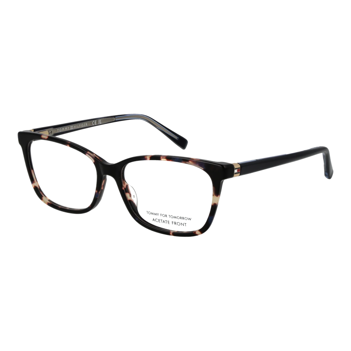 Tommy Hilfiger Rectangle glasses, Metal frame, Tommy Hilfiger Optical Frames TH 2397 JBW16 52 – Burghley & Co (Image 1)
