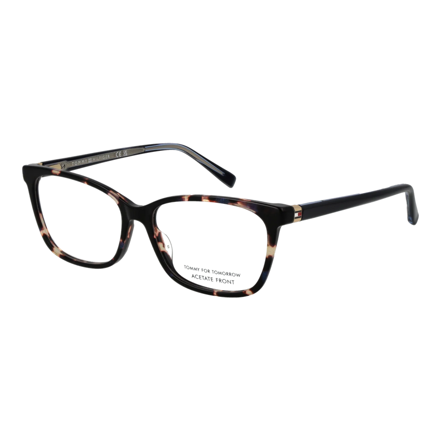 Tommy Hilfiger Rectangle glasses, Metal frame, Tommy Hilfiger Optical Frames TH 2397 JBW16 52 – Burghley & Co (Image 1)