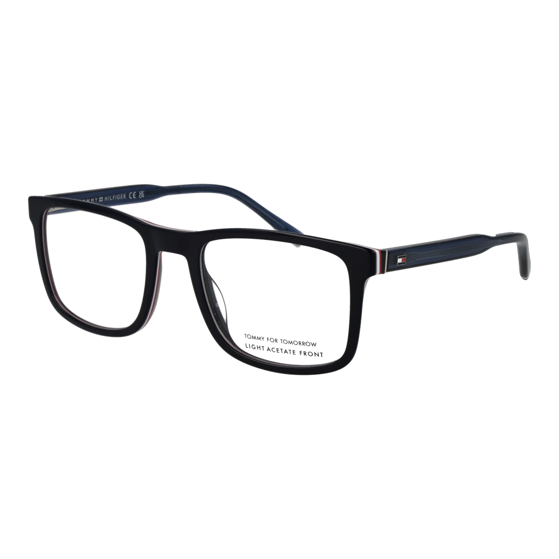 Tommy Hilfiger Square glasses, Acetate frame, Tommy Hilfiger Optical Frames TH 2393 PJP20 53 – Burghley & Co (Image 1)