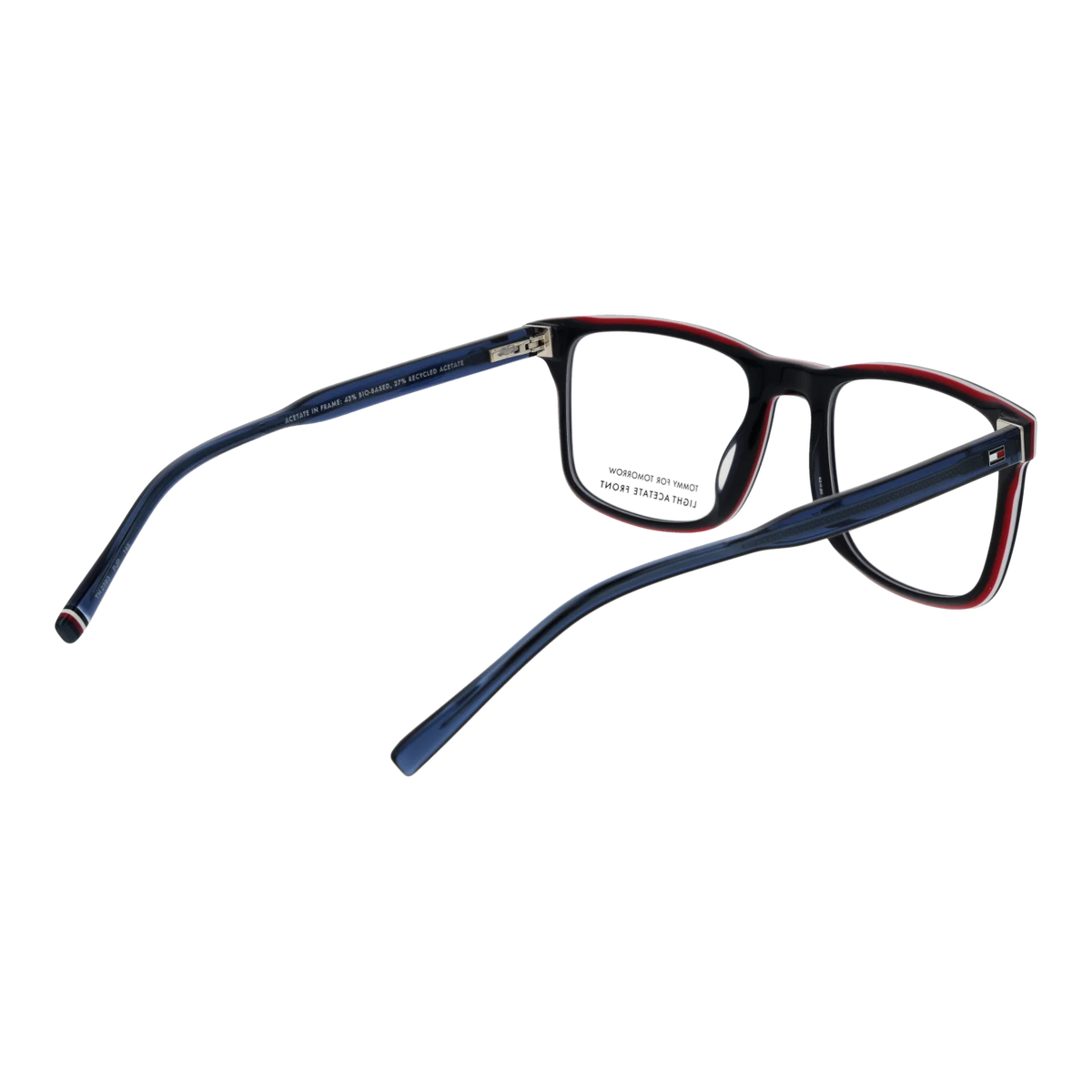 Tommy Hilfiger Square glasses, Acetate frame, Tommy Hilfiger Optical Frames TH 2393 PJP20 53 – Burghley & Co (Image 3)
