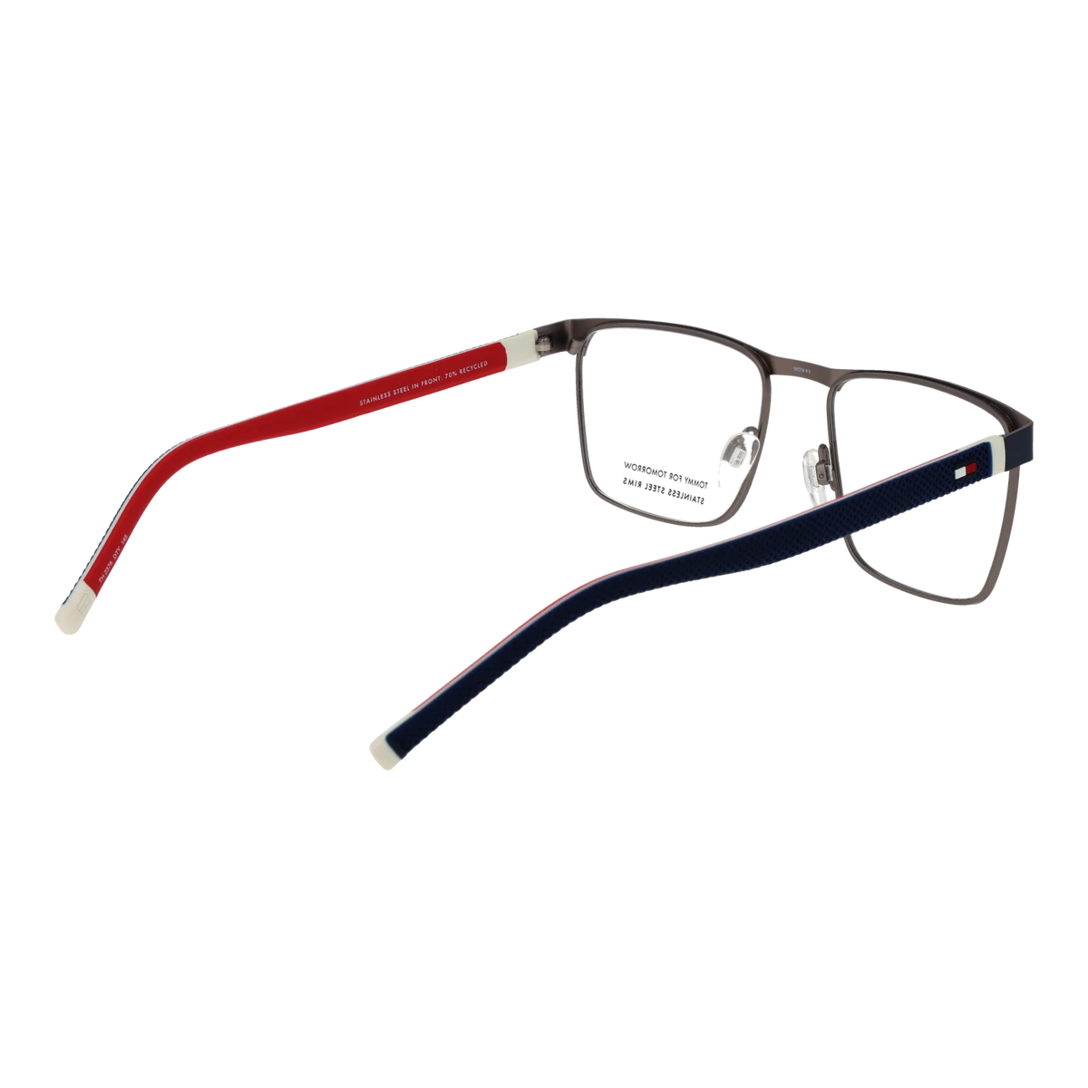 Tommy Hilfiger Rectangle glasses, Metal frame, Tommy Hilfiger Optical Frames TH 2378 DTY19 56 – Burghley & Co (Image 3)
