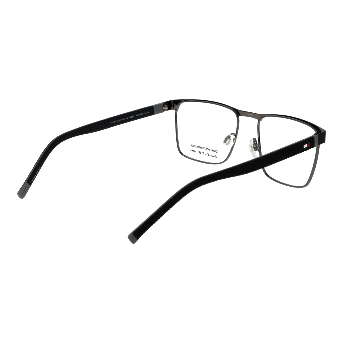 Tommy Hilfiger Rectangle glasses, Metal frame, Tommy Hilfiger Optical Frames TH 2378 TI719 56 – Burghley & Co (Image 3)