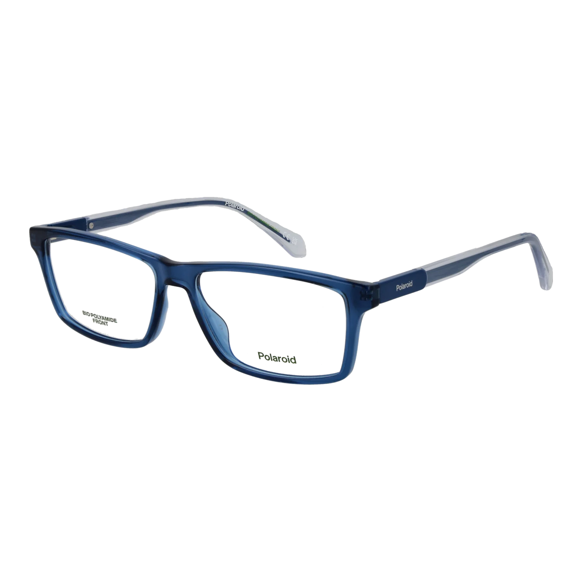 Polaroid Rectangle glasses, Polaroid Optical Frames PLD D635 PJP15 56 – Burghley & Co (Image 1)