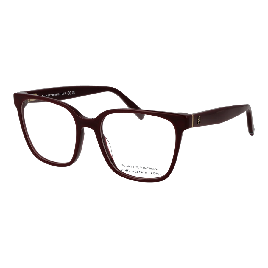 Tommy Hilfiger Square glasses, Acetate frame, Tommy Hilfiger Optical Frames TH 2399/C LHF17 52 – Burghley & Co (Image 1)