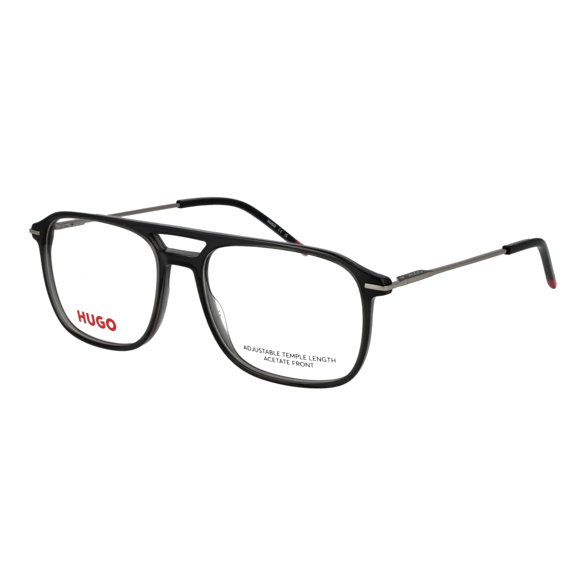 Hugo Rectangle glasses, Acetate frame, Hugo Optical Frames HG 1430 KB717 56 – Burghley & Co (Image 1)