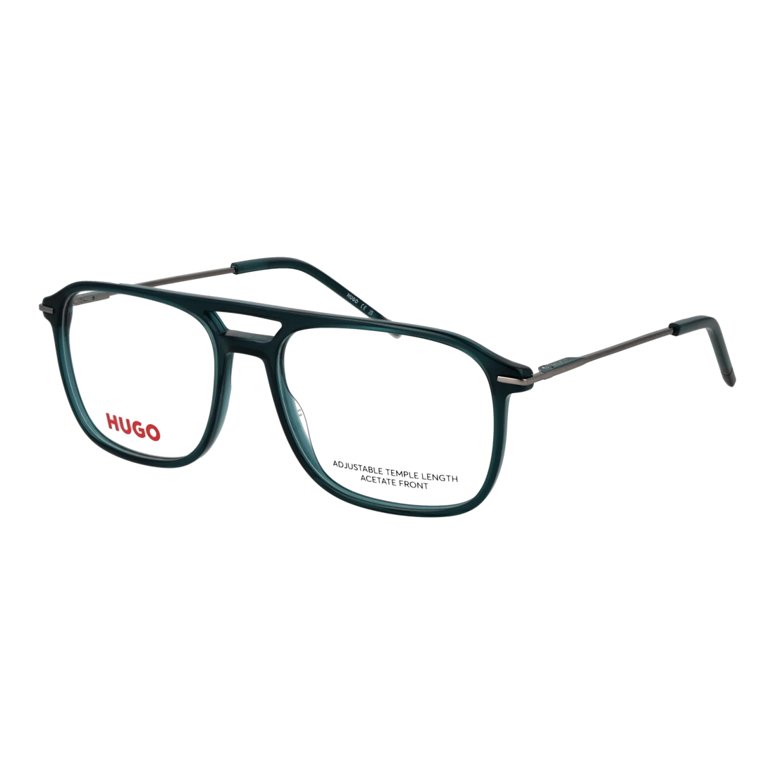 Hugo Rectangle glasses, Acetate frame, Hugo Optical Frames HG 1430 ZI917 56 – Burghley & Co (Image 1)