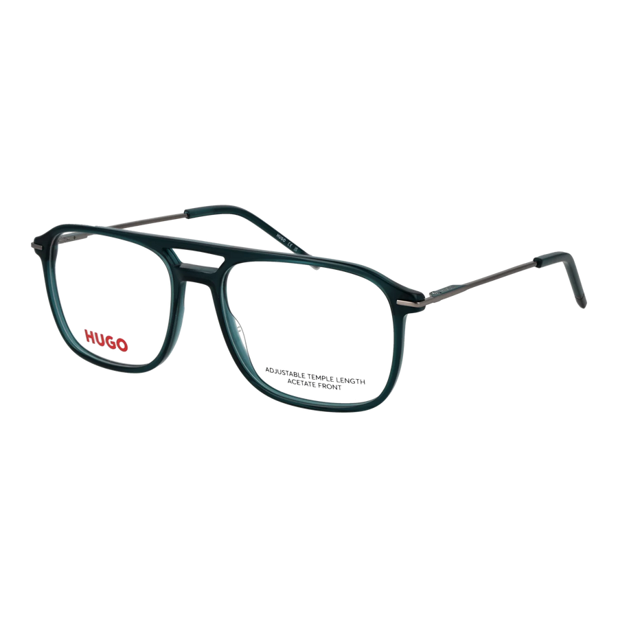 Hugo Rectangle glasses, Acetate frame, Hugo Optical Frames HG 1430 ZI917 56 – Burghley & Co (Image 1)