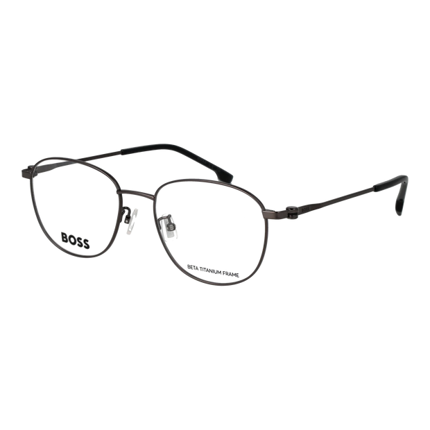 Boss Rectangle glasses, Titanium frame, Boss Optical Frames BOSS 2027/F KJ118 53 – Burghley & Co (Image 1)
