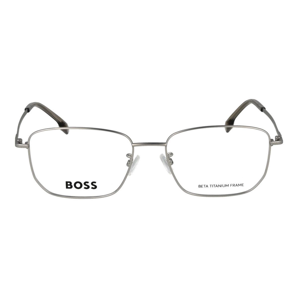 Boss Rectangle glasses, Titanium frame, Boss Optical Frames BOSS 2032/F CTL17 55 – Burghley & Co (Image 2)