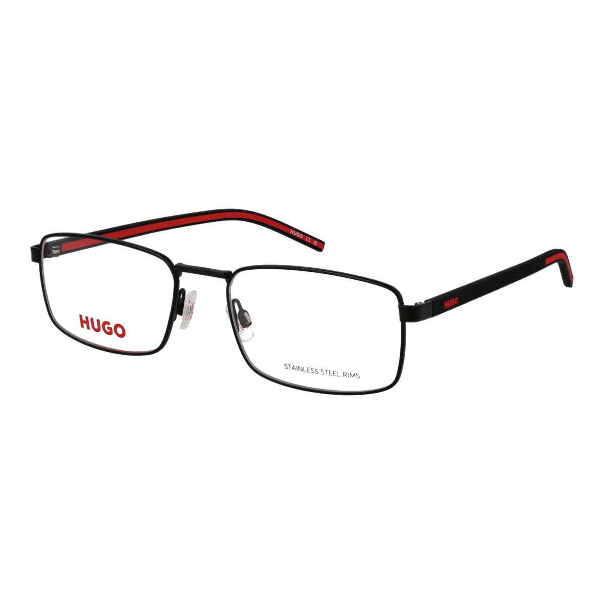 Hugo Rectangle glasses, Metal frame, Hugo Optical Frames HG 1435 00319 56 – Burghley & Co (Image 1)