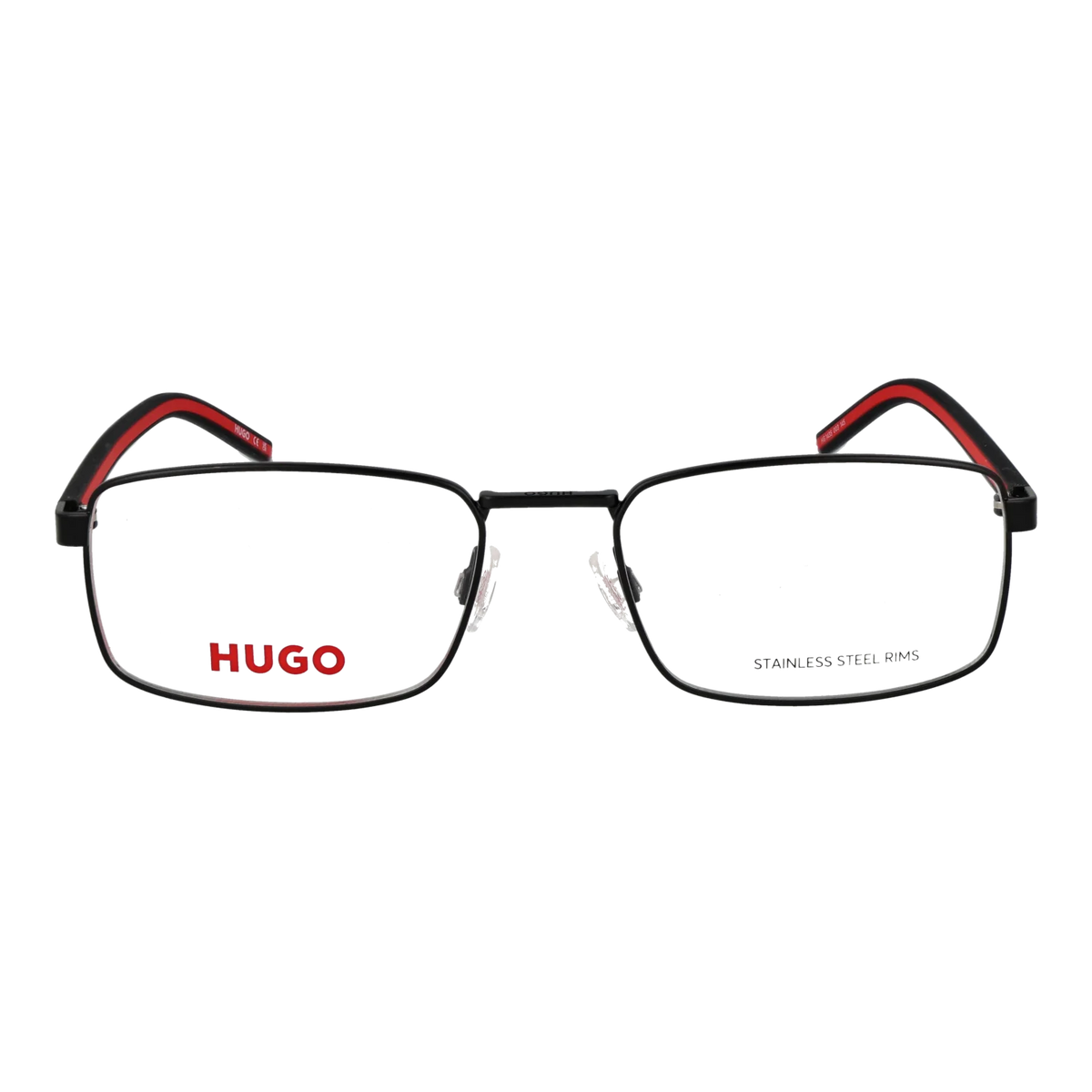 Hugo Rectangle glasses, Metal frame, Hugo Optical Frames HG 1435 00319 56 – Burghley & Co (Image 2)