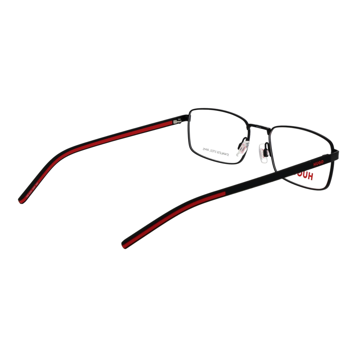 Hugo Rectangle glasses, Metal frame, Hugo Optical Frames HG 1435 00319 56 – Burghley & Co (Image 3)