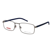 Hugo Rectangle glasses, Metal frame, Hugo Optical Frames HG 1435 R8119 56 – Burghley & Co (Image 1)